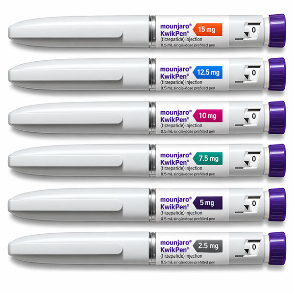 Mounjaro KwikPen Dose Lineup
