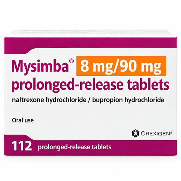 Mysimba Prolonged-Release Tablets Box